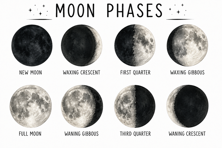 Moon Phases Discs