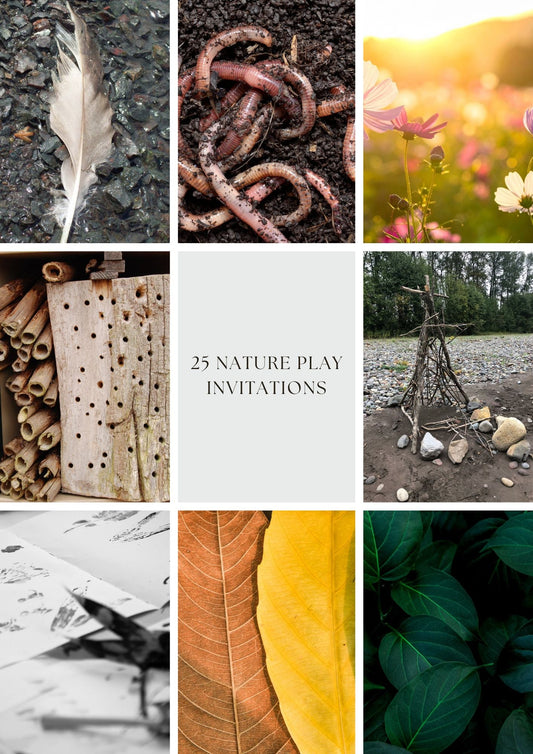 FREE 25 Nature Play Invitations for Curious Little Explorers