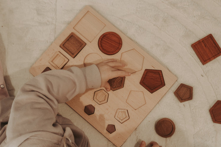Shape sorting puzzle