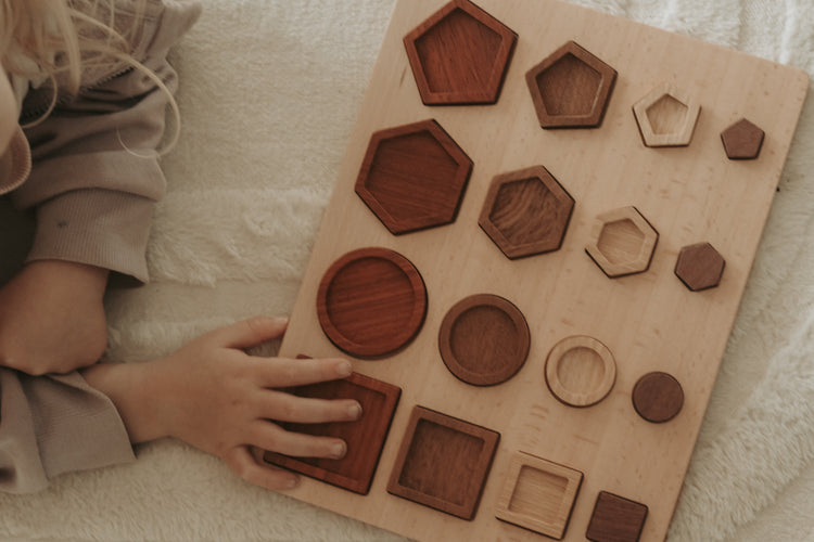 Shape sorting puzzle