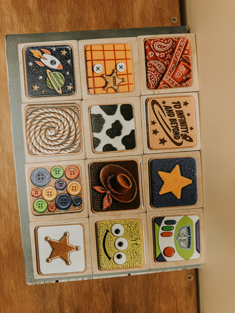 Limited edition toy storey texture tiles