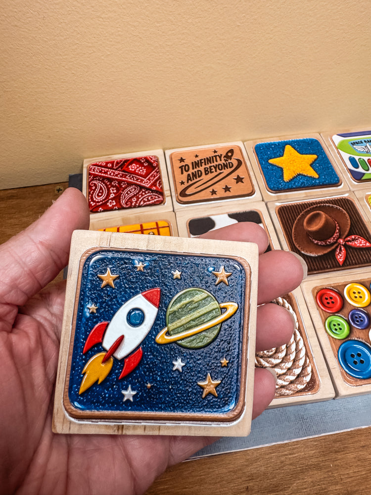 Limited edition toy storey texture tiles