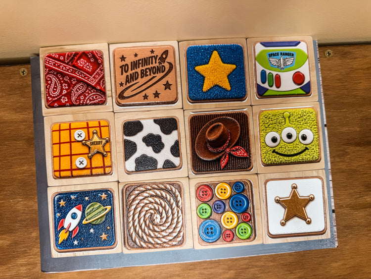 Limited edition toy storey texture tiles