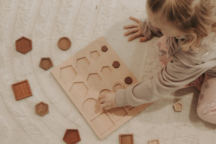 Shape sorting puzzle