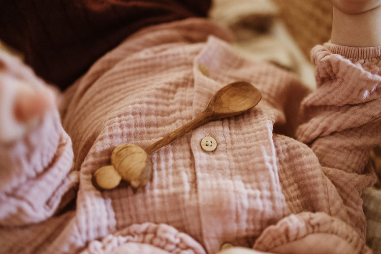 Wooden bee spoon