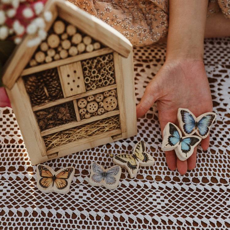 Bug Home & Butterfly Set | Nature inspired Small World Play