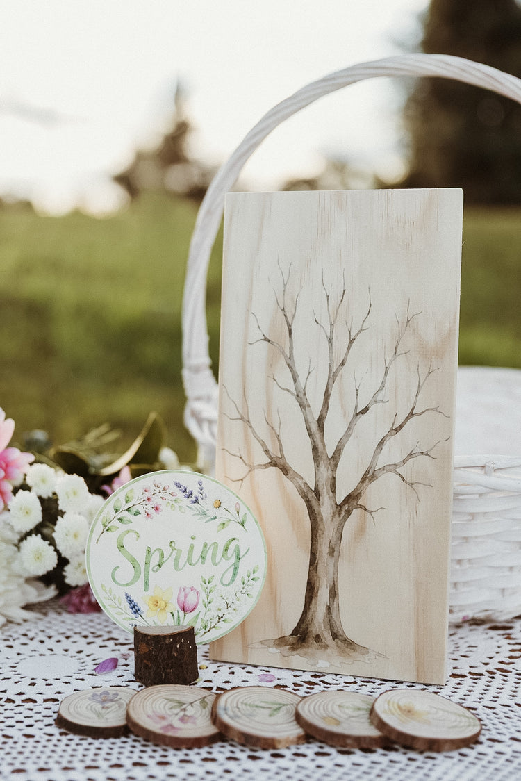 Four Seasons Tree Set | Wooden nature & Seasonal Learning Resource