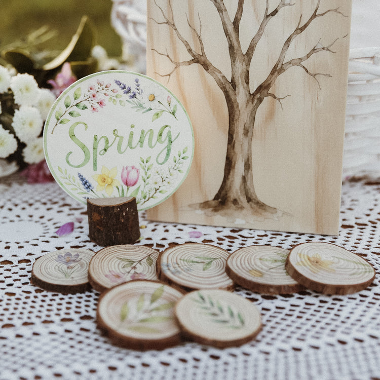 Four Seasons Tree Set | Wooden nature & Seasonal Learning Resource