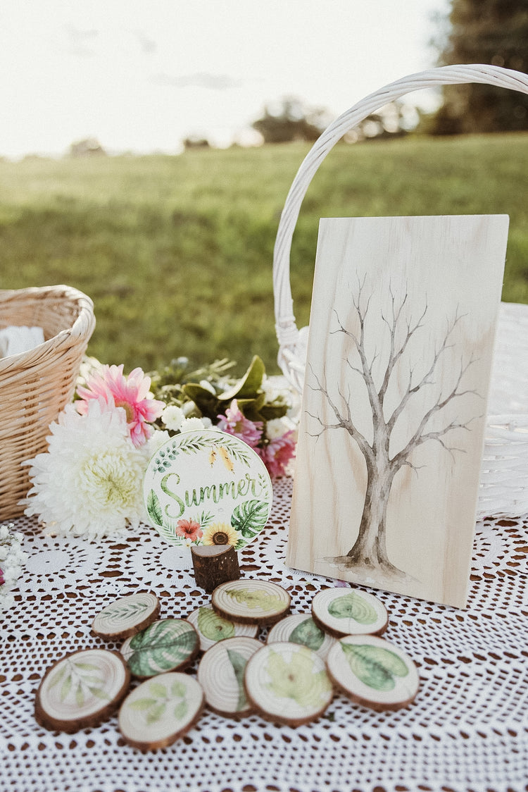 Four Seasons Tree Set | Wooden nature & Seasonal Learning Resource