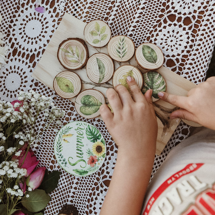 Four Seasons Tree Set | Wooden nature & Seasonal Learning Resource