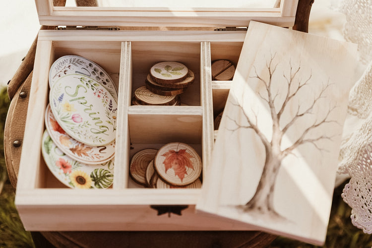 wooden seasons toy 